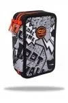 Piórnik 3-komorowy z wyposażeniem Coolpack Jumper 3 grey bal