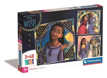Puzzle 3x48 Super Kolor Wish - Clementoni