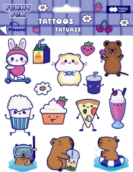 Tatuaże zmywalne Yummy Yum HAPPY COLOR - GDD