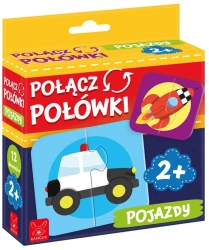 Połącz połówki Pojazdy - Kangur