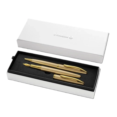 Pióro wieczne Jazz Noble Elegance + długopis Gold - PELIKAN