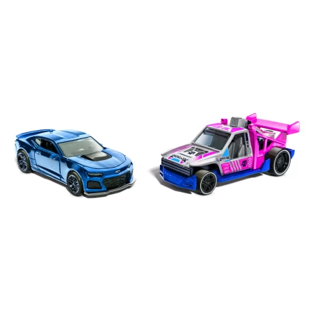 Hot Wheels Pojazdy z napędem pull-back 2-pak Asortyment HPR91