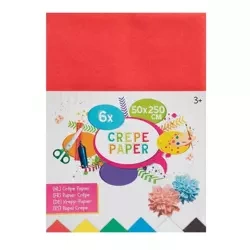 Papier krepowany 50x250 cm 6 arkuszy - Grafix