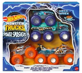 Hot Wheels Monster Trucks Wielopak z pojazdami - Mattel