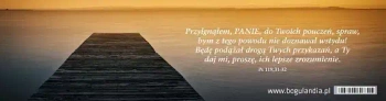 Zakładka do książki. Przylgnąłem, Panie, do Twoich pouczeń...