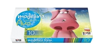 Modelina fluo 10 kolorów - Sweet colours