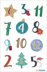 Naklejki kalendarz adwentowy - Herma