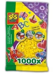 Koraliki do prasowania 1000el żółte - SES