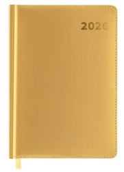 Kalendarz książkowy 2026 A5 złoty EASY - Easy Stationery