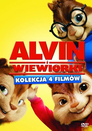 Kolekcja Alvin i wiewiórki 1-4, 4 DVD