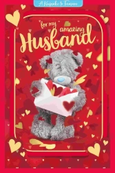 Karnet holograficzny 3D - For my amazing husband - Carte Blanche Greetings Ltd.