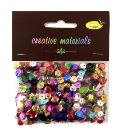 Cekiny metaliczne 6mm 20g - Galeria Hobby