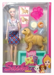 Lalka z psem w ciąży - SWEDE