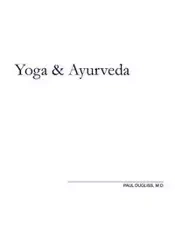 Yoga and Ayurveda - Paul Dugliss
