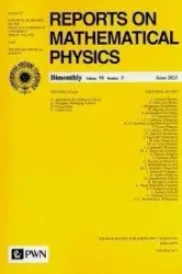 Reports on Mathematical Physics 91/3 - praca zbiorowa