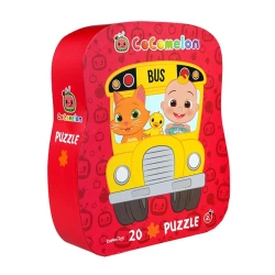 Puzzle dla dzieci w ozdobnym pudełku Autobus - Cass film