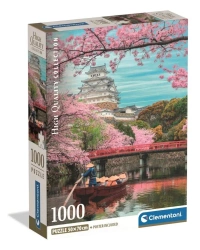 Puzzle 1000 Himeji Castle In Spring - Clementoni