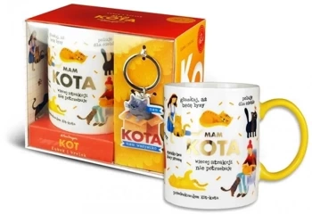 Zestaw kubek + brelok Kot - Pan Dragon