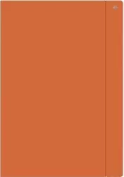 Teczka z gumką A4+ jednokolorowa pomarańcz (10szt) - INTERDRUK