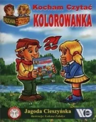 Kocham czytać kolorowanka - Jagoda Cieszyńska