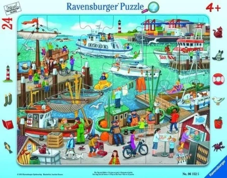 Puzzle w ramce 24 Dzień w porcie