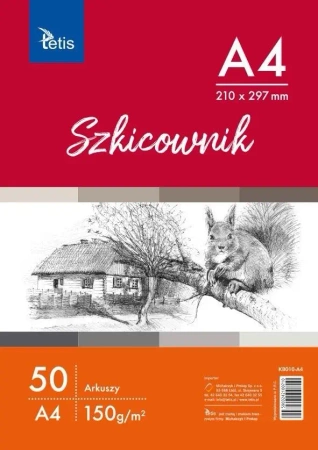 Szkicownik A4 50 kartek KB010-A4