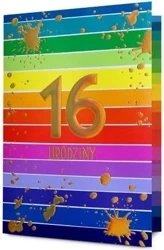 Karnet Urodziny 16 HM200-3195 - Pan Dragon