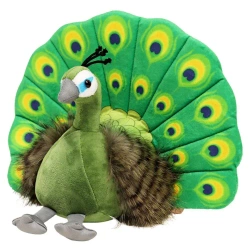 Maskotka Przytulanka Paw zielony 30cm - Leantoys