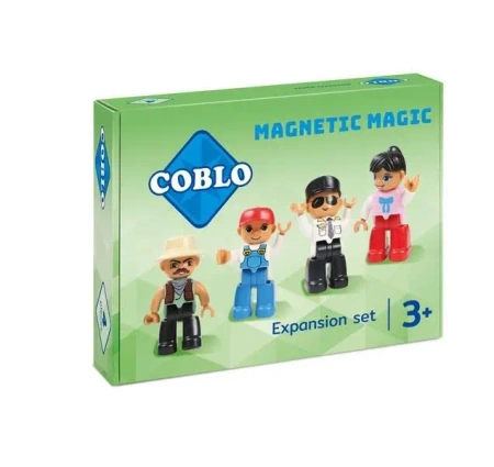Magnetyczne duże ludziki 4 sztuki - Coblo