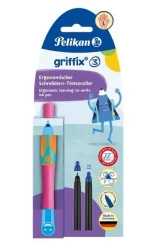 Pióro kulkowe Griffix leworęczne lovely pink - PELIKAN