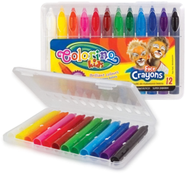 Kredki do malowania twarzy Colorino Kids 12 kolorów - PATIO