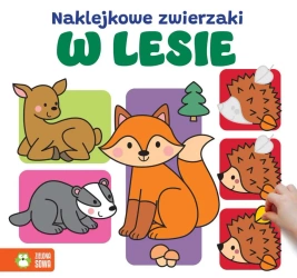 Naklejkowe zwierzaki. W lesie - Natalia Berlik