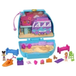 Polly Pocket. HRD36 Zestaw plażowy szczeniaczek