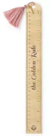 Linijka "The Golden Rule" 30cm miedziana - Designworks Ink