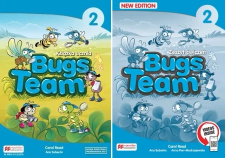 Bugs team klasa 2 Książka ucznia + ćwiczenia Macmillan - Carol Read, Ana Soberon