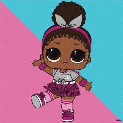 Malowanie po numerach - "L.O.L Surprise! Game on - Ideyka