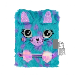 Pamiętnik Pluszowy Zamykany Kot Starpak 564706