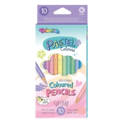 Kredki ołówkowe okrągłe Colorino Kids pastel 10 kolorów - PATIO