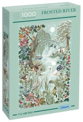 Puzzle 1000 Zamarznięta rzeka - Gibsons