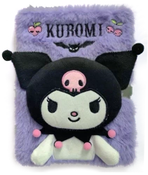 Pamiętnik pluszowy A5 3D Kuromi KU00010 - Kids Euroswan