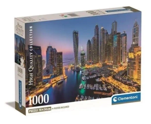 Puzzle 1000 Compact Dubai - Clementoni