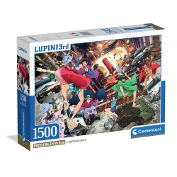 Puzzle 1500 Compact Lupin III - Clementoni