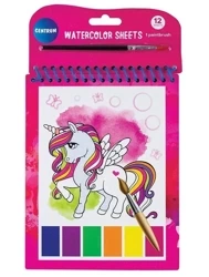 Kolorowanka do malowania wodą Jednorożce - Centrum