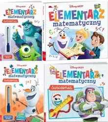 Pakiet Disney uczy Matematyka Elementarz + ćw - Opracowanie zbiorowe