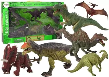 Zestaw Dinozaurów prehistoryczne okazy - Leantoys