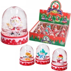 Kula śnieżna świąteczna platikowa MIX - Trifox