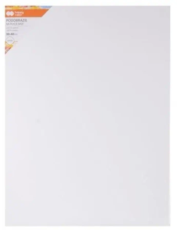 Podobrazie bawełniane 30x40cm białe HAPPY COLOR - GDD