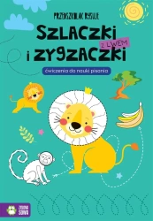 Przedszkolak rysuje. Szlaczki i zygzaczki z lwem - Opracowanie zbiorowe