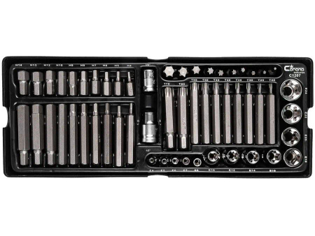 C1207 WKŁAD - ZESTAW BITÓW IMBUS H4-H14,TORX T20-T70 I NAS. - RICHMANN