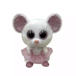 TY BEANIE BOOS NINA - biała balerina mysz 15cm 36365